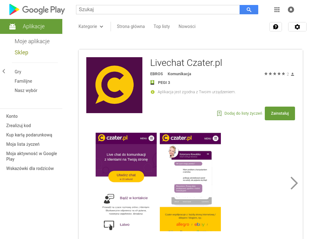 Livechat Android