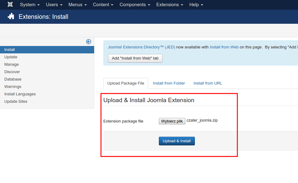 Plugin Joomla